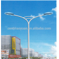 Customize high strength Q235 galvanized steel street lighting columns